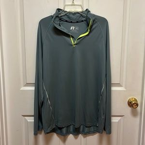 Russell dri-power 360 long sleeve shirt, size LG (42-44)